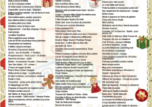 Liste noel cadeau