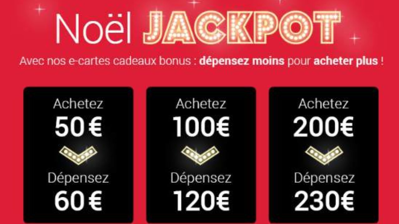 Carte cadeau noel fnac