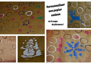 Papier cadeau noel diy