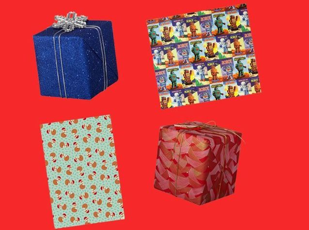 Papier cadeau pour noel