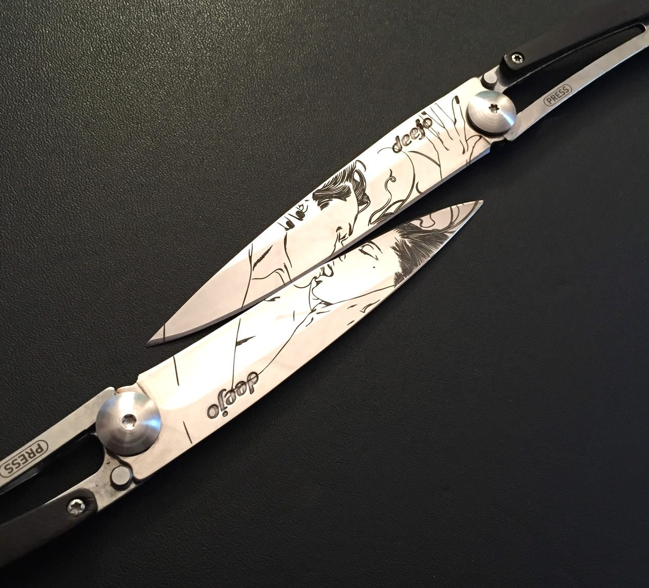 Cadeau de noel couteau