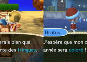 Animal crossing new leaf cadeau de noel habitants 2016