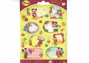 Etiquette cadeau noel mickey