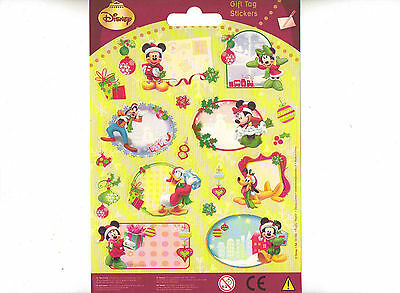Etiquette cadeau noel mickey