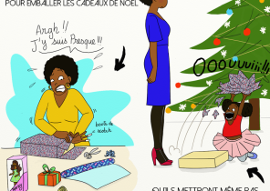 Emballage cadeau noel humour