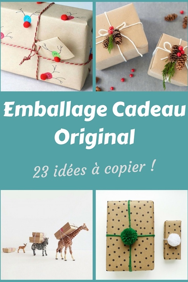 Décorer papier cadeau noel