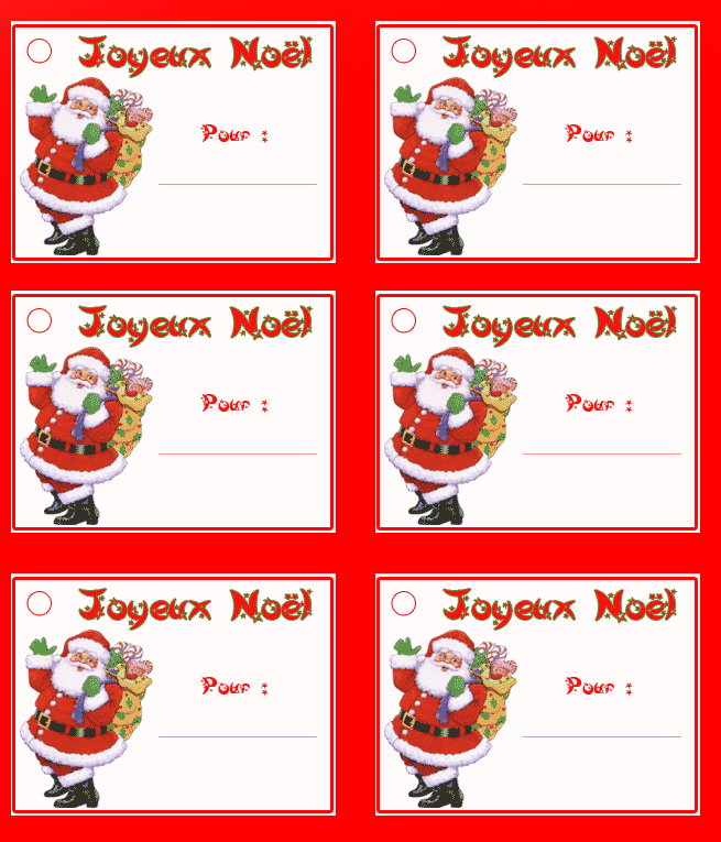 étiquette cadeau de noel disney