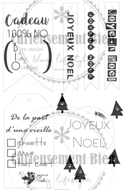 Etiquette cadeau noel humour