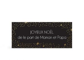 Etiquette cadeau noel personnalisable