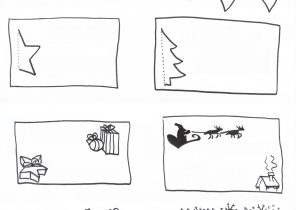 Etiquette cadeau noel à colorier