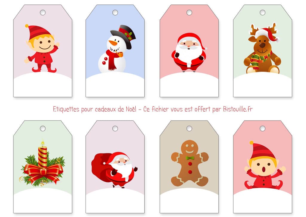 Etiquette moto cadeau noel
