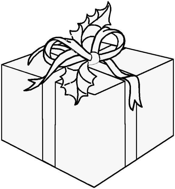 Cadeau de noël dessin