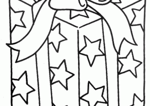 Coloriage noel cadeau