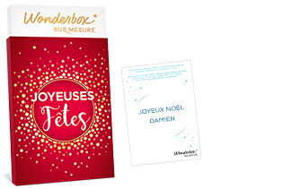 Coffret cadeau wonderbox noel