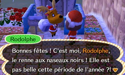 Animal crossing new leaf cadeau de noel habitants 2018