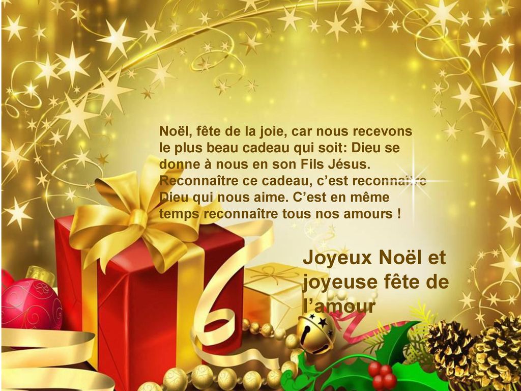 Noel un cadeau de dieu