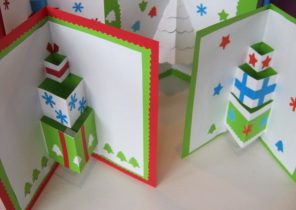 Kirigami cadeau noel