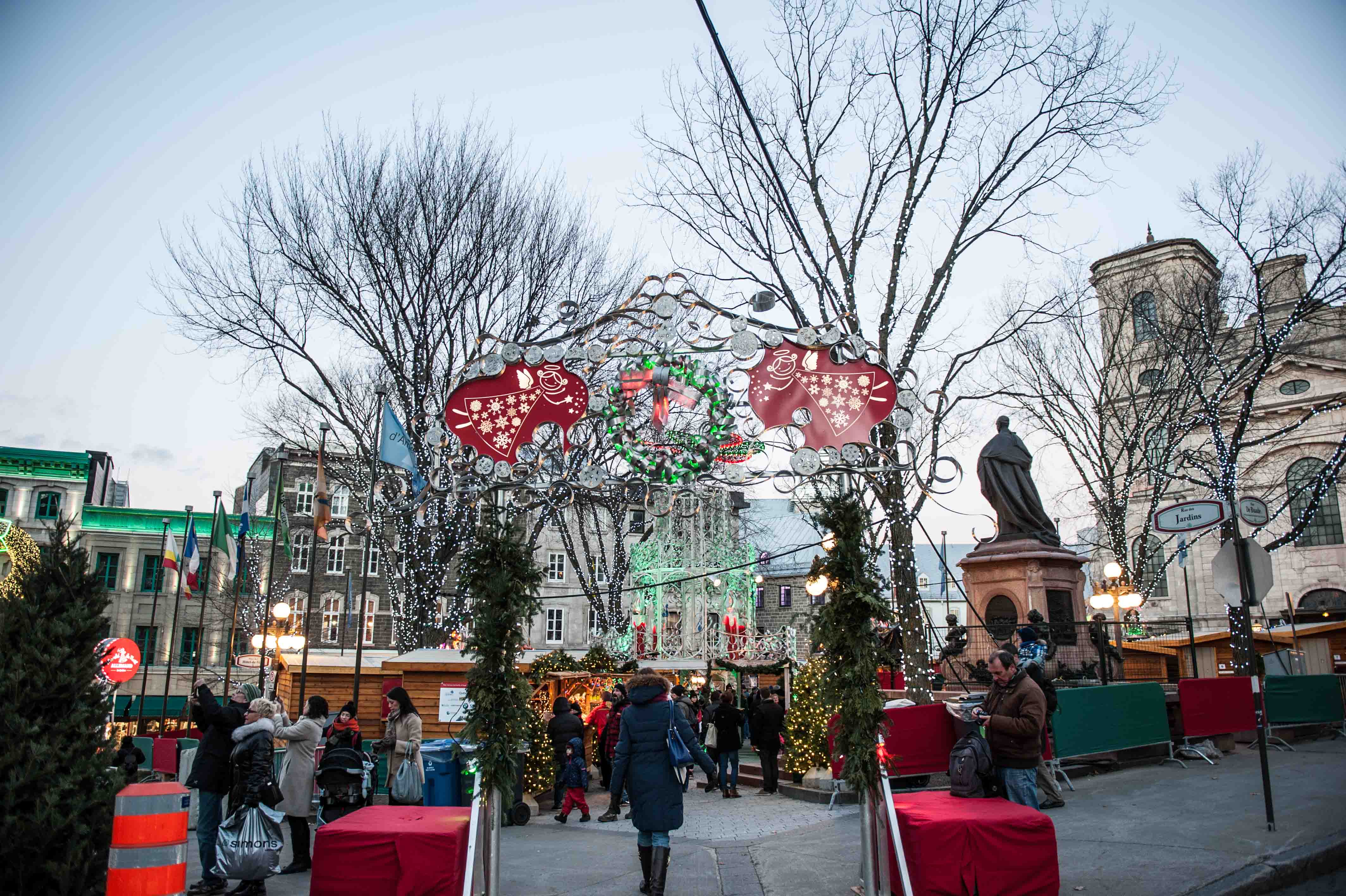 Marché de noel cadeau