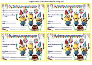 Carte cadeau noel minion