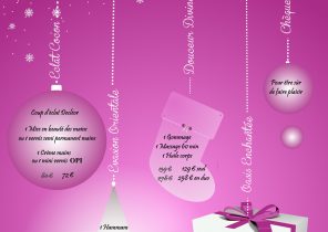 Bon cadeau noel institut de beauté