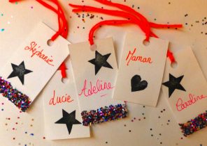 Diy etiquette cadeau noel