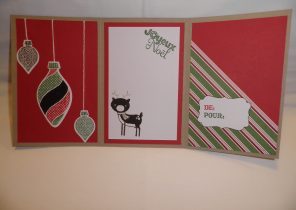 Tuto carte cadeau noel