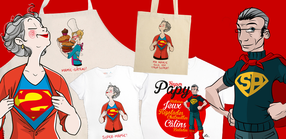 Cadeau de noel papi mamie