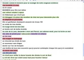 Liste de cadeau noel
