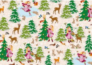 Motif papier cadeau noel