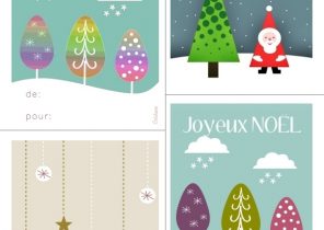Etiquette cadeau noel personnalisé