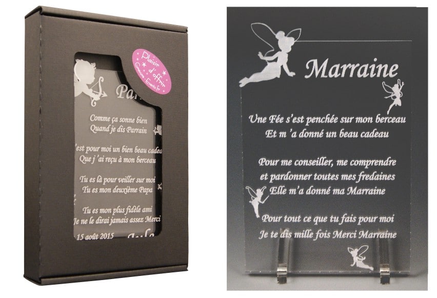 Cadeau de noel pour une marraine