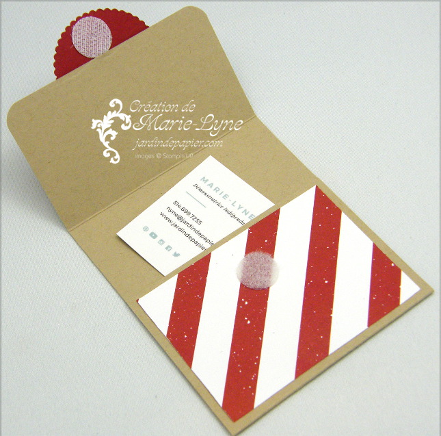 Petite carte cadeau noel