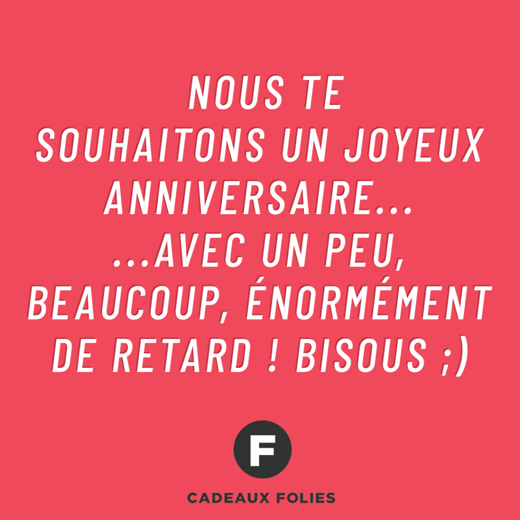 Texte pour cadeau de noel en retard