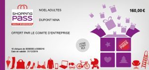 Cheque cadeau noel adulte