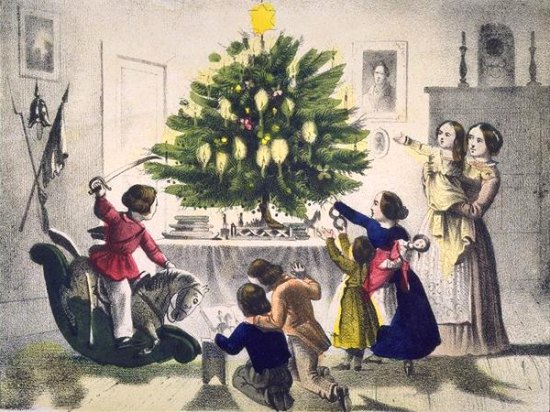 Cadeau de noel origine