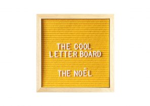 Cadeau de noel geel
