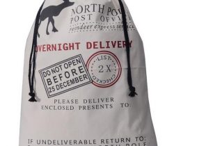 Sac cadeau noel toile de jute