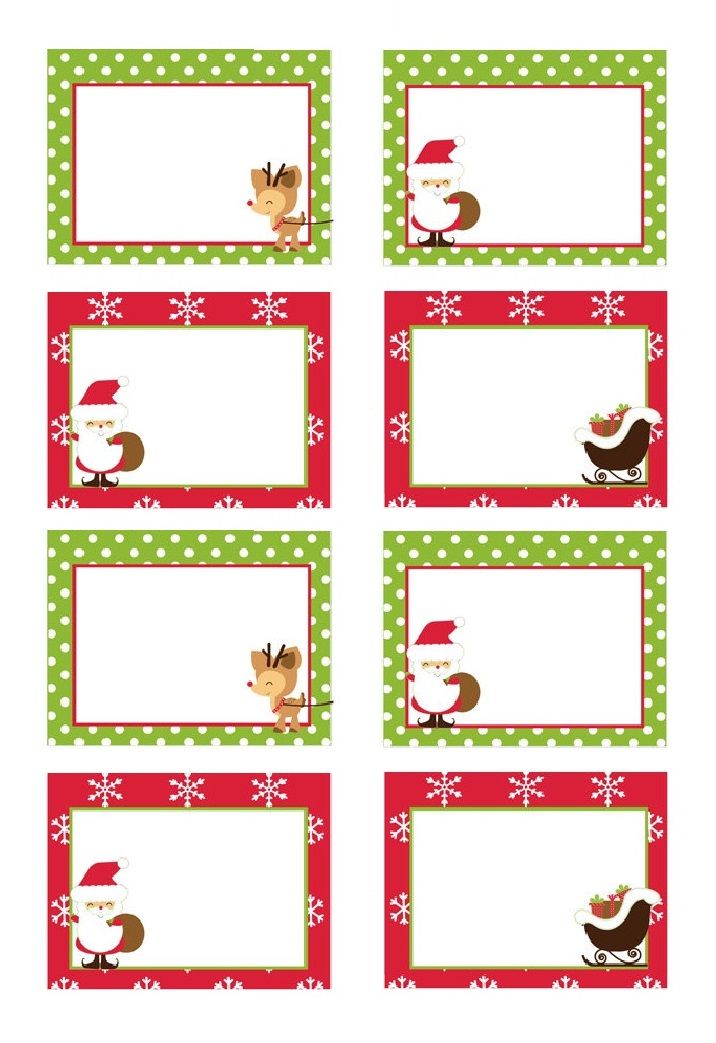 Etiquette noel cadeau imprimer