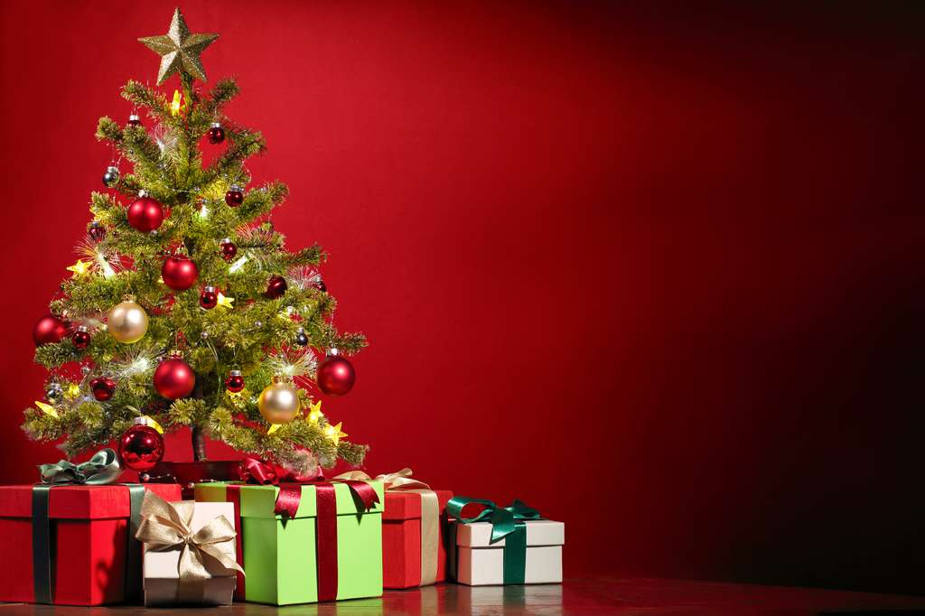 Noel cadeau sapin