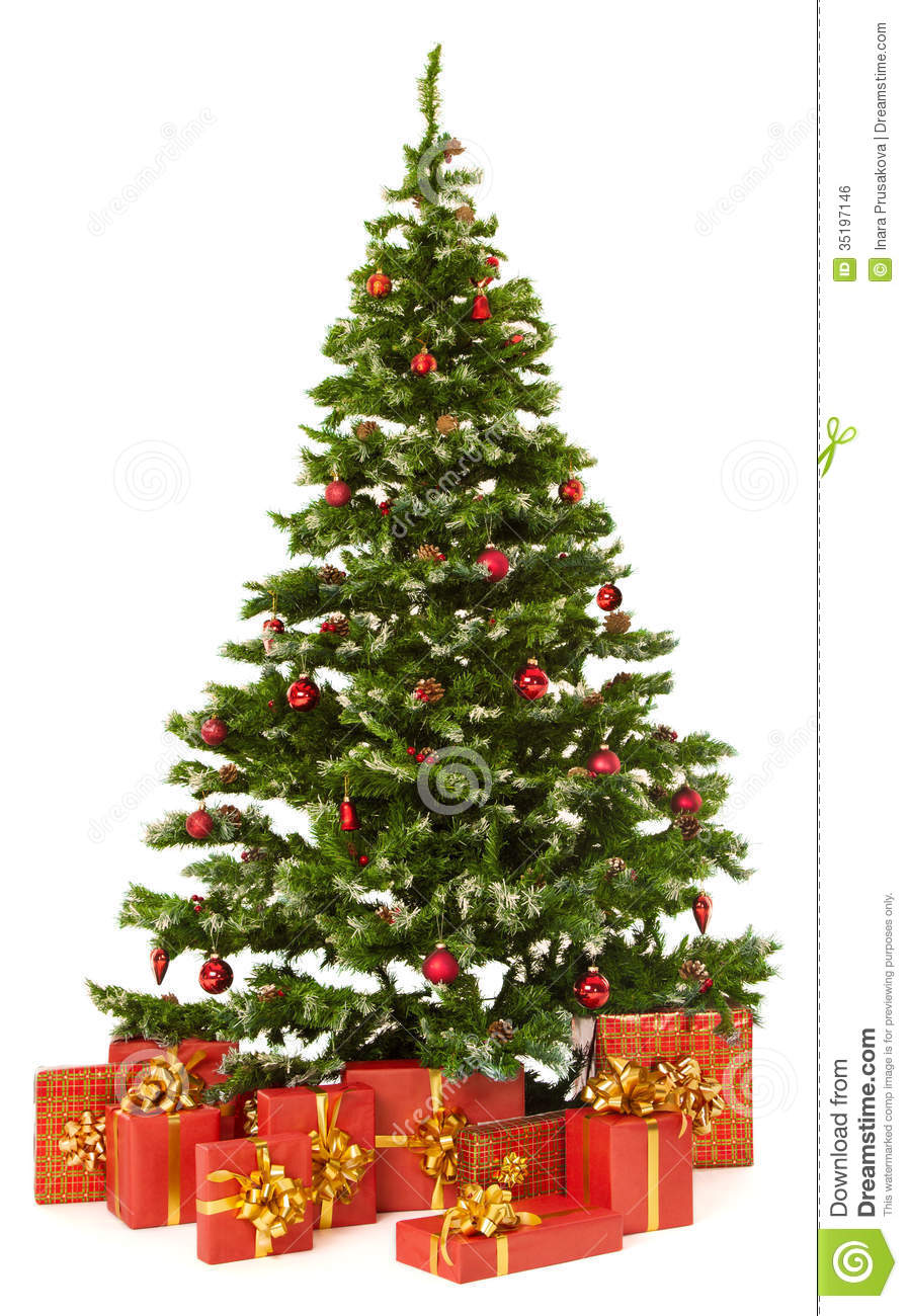 Image sapin de noel avec cadeau