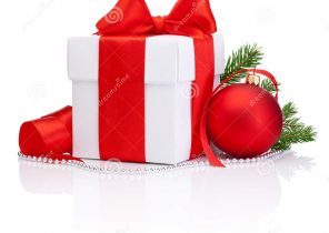 Cadeau de noel blanc