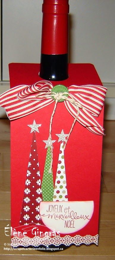 Etiquette cadeau noel scrap