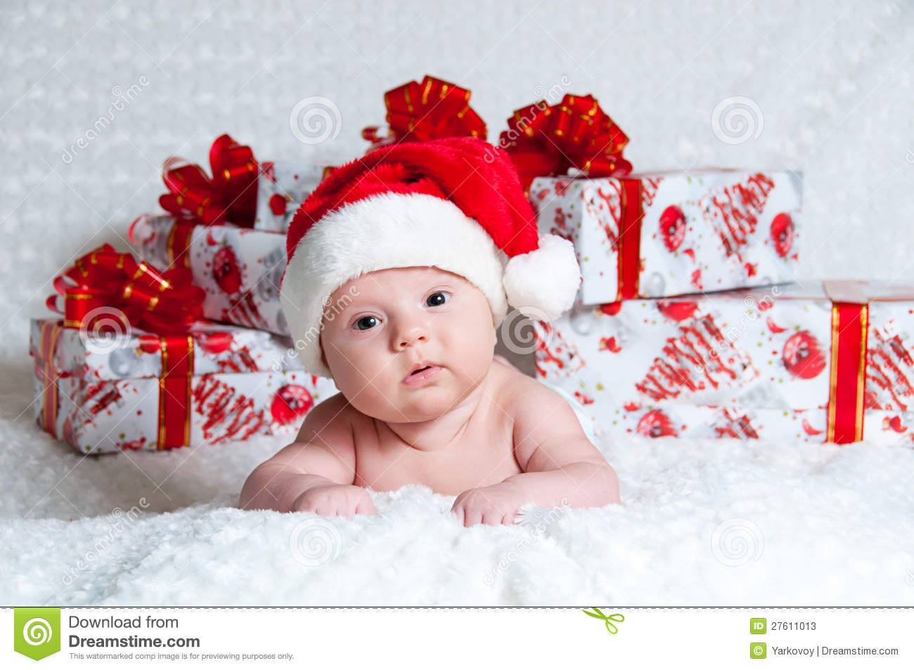 Bébé cadeau de noël