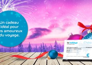 Carte cadeau noel voyage