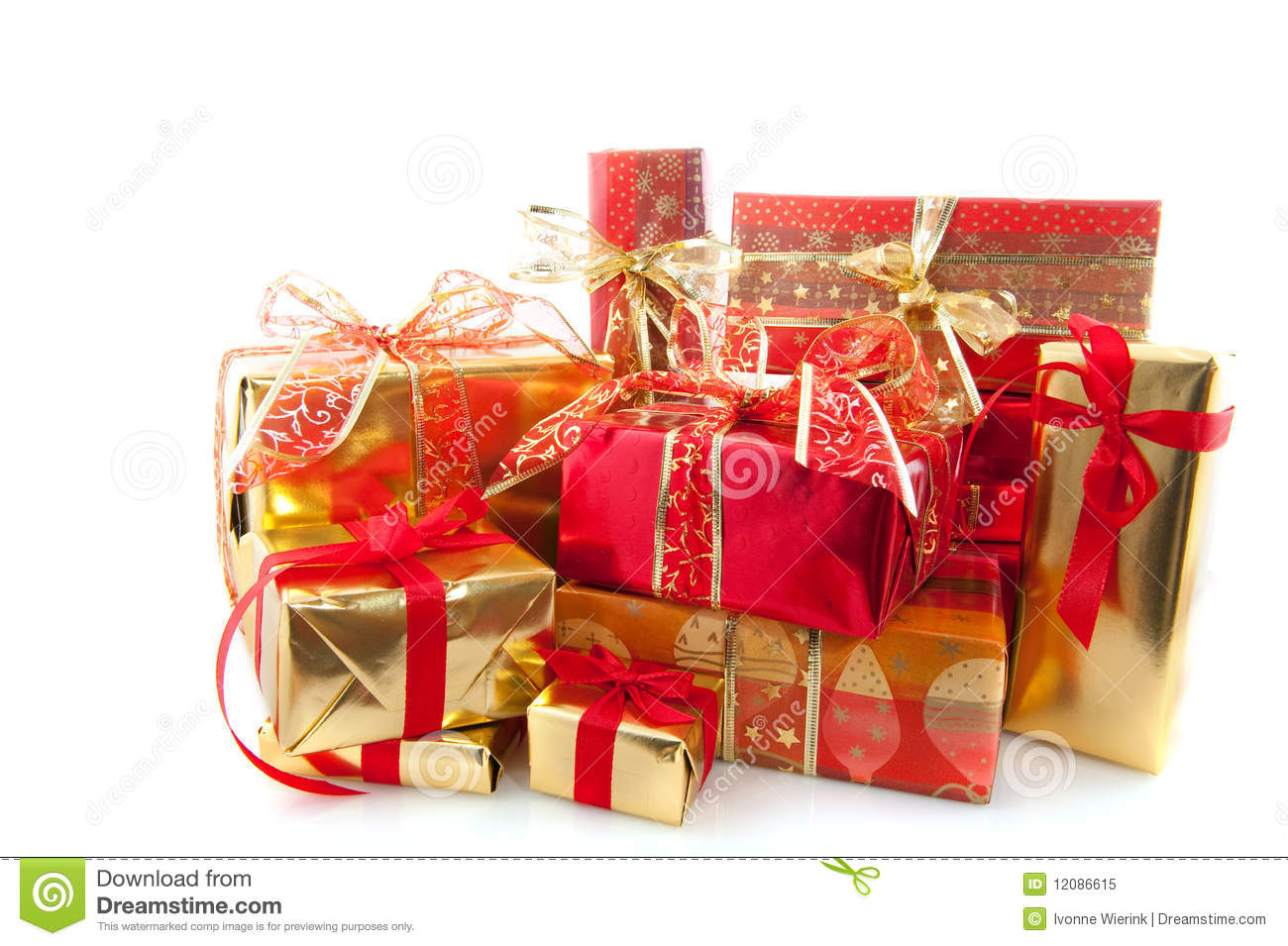 Beaucoup de cadeau de noel