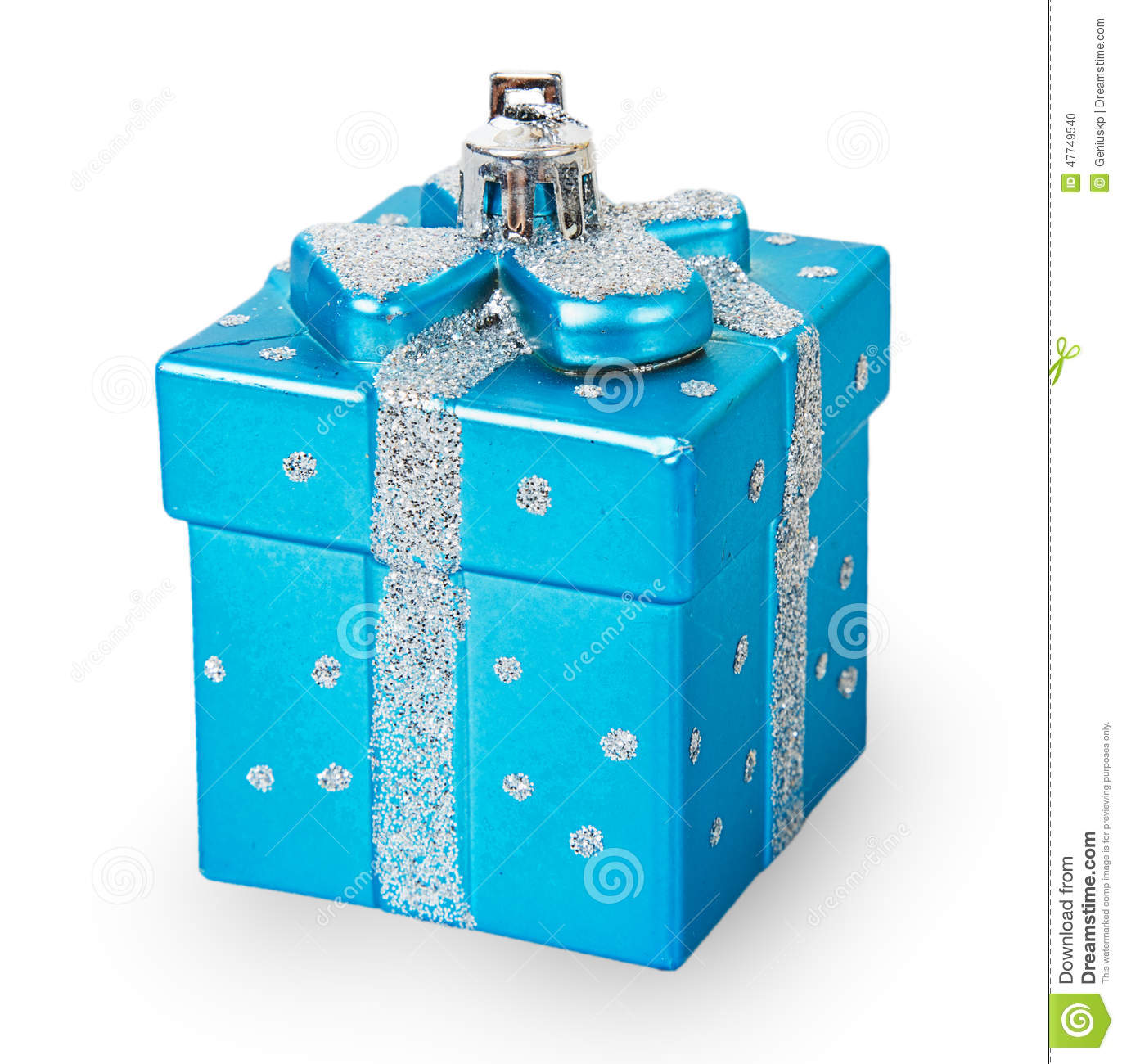 Cadeau noel bleu