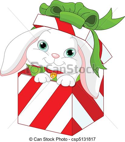 Cadeau noel lapin