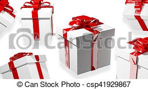 Cadeau de noel render