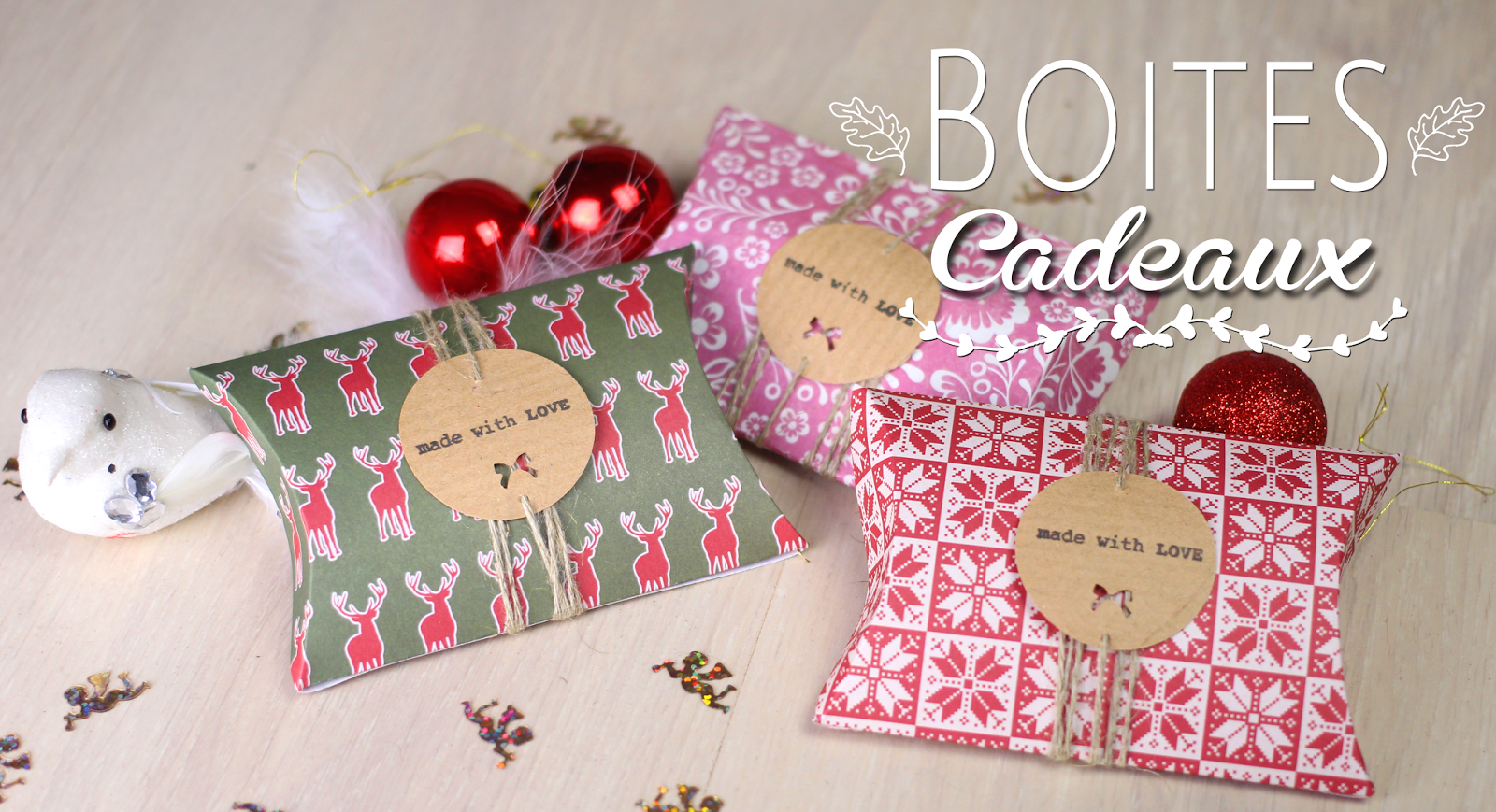 Faire boite cadeau noel