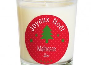 Cadeau noel bougie